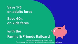 Digital Family and Friends Railcard from Trainline [upl. by Nyrrad]