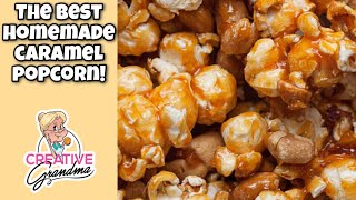 Delicious Easy to Make CARAMEL POPCORN Great for Holiday Gifts YUMMY [upl. by Werner]