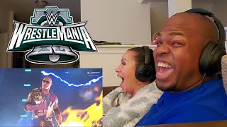 The Rock amp Roman Reigns Vs Cody Rhodes amp Seth Rollins  Wrestlemania 40  Reaction [upl. by Lucilia]