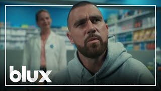 Travis Kelce Pfizer Commercial 🏈 FULL  blux [upl. by Naam260]