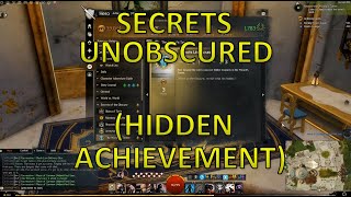 GW2  Secrets Unobscured Hidden Achievement  3 AP [upl. by Asilenna]