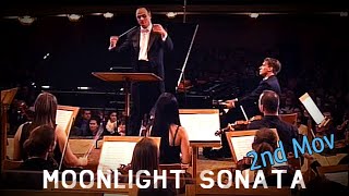 Beethoven  Moonlight Sonata 2nd Movement  Piano amp Orchestra [upl. by Aneehsar]