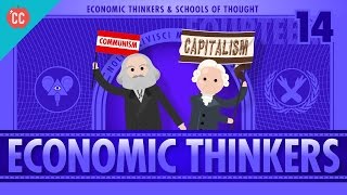 Economic Schools of Thought Crash Course Economics 14 [upl. by Attennyl]