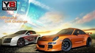 Y8 car games racing  Ultimate Drift Challenge gameplay 2014 [upl. by Eednam]