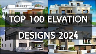 Latest 100 Front Elevation Designs 2024  House Exterior Designs Ideas  Home Front Wall Design [upl. by Imak]