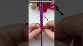 Lovely red bracelet diy crafts [upl. by Aivekal]