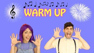 KIDS SINGING WARM UP  Learn Numbers Colours amp Letters Through Song [upl. by Mozza398]