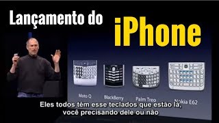 Steve Jobs apresenta primeiro iPhone 2007  Legendado [upl. by Anastasie]