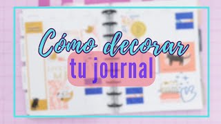 Como decorar tu journal  Enero 1 al 7  THE HAPPY PLANNER  Gatitos [upl. by Salinas]