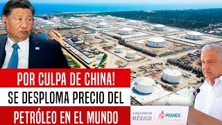 POR CULPA DE CHINA SE DESPLOMA PRECIO DEL PETROLEO EN EL MUNDO [upl. by Anuahs]