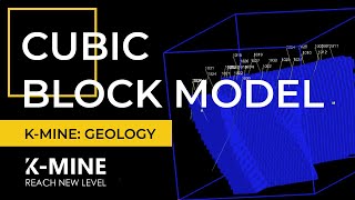 KMINE Geology Cubic Block Model [upl. by Roots]