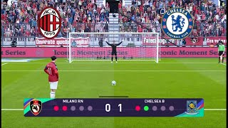 Chelsea vs Ac Milan pes 2021 challenge dramatic penalty shootout [upl. by Kepner]