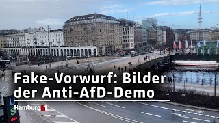 Kein Fake Vorwurf der Bildmanipulation bei AntiAfDDemo [upl. by Koerner]