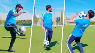 INSANE TOUCH amp CONTROL CHALLENGE WITH ISCO😱⚽️ [upl. by Annil]