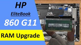 RAM Upgrade HP EliteBook 860 G11 Laptop RAM Upgrade and Disassembly Options [upl. by Brodeur303]