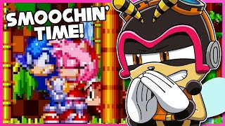 AMY KISSES SONIC  Charmy Reacts to Team Sonic Adventures  ACT 1  Green Hill Zone [upl. by Eivod]