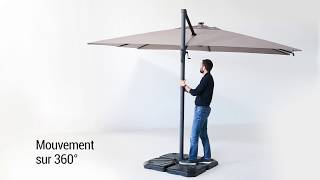 OOGarden  Parasol déporté 3x4 m Roi [upl. by Yelruc]