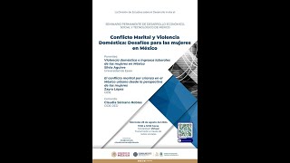 Seminario Violencia doméstica e ingresos laborarles [upl. by Richela364]