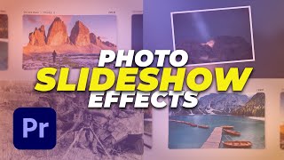 3 Photo Slideshow Effects in Adobe Premiere Pro Beginner to Pro [upl. by Spence]