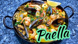 TRADITIONELLE SPANISCHE PAELLA [upl. by Ahsytal146]