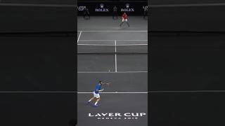 INCREDIBLE Federer and Kyrgios point 😱 [upl. by Aprile]