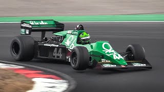 Tyrrell 012 F1 Car in action Cosworth DFY V8 Engine Sound [upl. by Hillell]