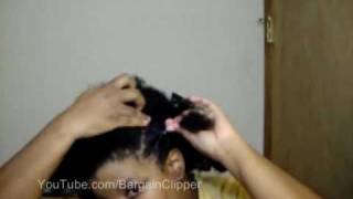 Easy Natural Hair Style  Beginner Flat Twists [upl. by Hepzi17]