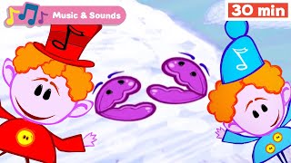 The Notekins  Learn Musical Instruments for Kids  Early Learning Videos with Music for Babies [upl. by Tompkins]