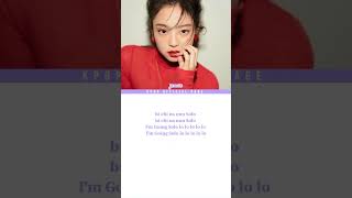 JENNIE  SOLO lyrics kpopfypviralshorts [upl. by Atalaya]