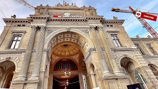 ZURICH HB CENTRAL STATION WALK AROUNDS REVIEW  SWITZERLAND 🇨🇭 [upl. by Broadbent]