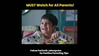 ♥ MUST WATCH FOR ALL PARENTS parikshitjobanputra parenting [upl. by Tannen189]