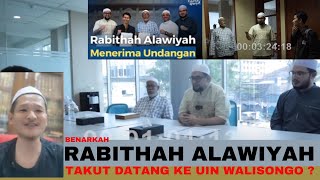 BENARKAH RABITHAH ALAWIYAH TAKUT HADIR KE UIN WALISONGO  nasab debatnasab imadudin mukimad [upl. by Koziara]