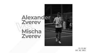 Highlights Exhibition Match Alexander Zverev vs Mischa Zverev tracked by Wingfield [upl. by Nauqat]