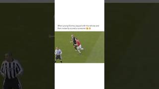 When young Rooney argued with the referee and then instantly scored a screamer 🤯🔥 [upl. by Irama]