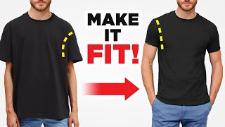 How To Tailor A TShirt [upl. by Twitt]