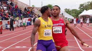 LSU And Houston Get Physical At Texas Relays [upl. by Emlin327]