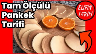 BU TARİF ASLA ŞAŞMAZ 😉🙌🏻 TAM ÖLÇÜLÜ KAKAOLU SÜNGER PANKEK [upl. by Anairda401]