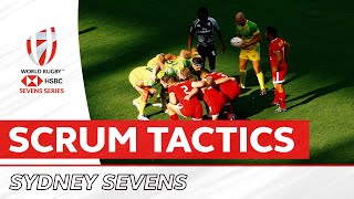 ANALYSIS OF SCRUM TACTICS  Expert View  Sydney Sevens 2020 [upl. by Akimihs]