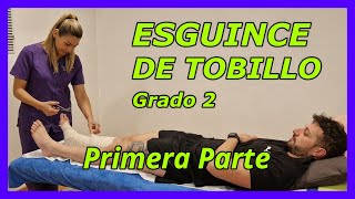 👉🏻Tratamiento y recuperación de un esguince de tobillo💯 CASO REALFisioterapia [upl. by Jonis]