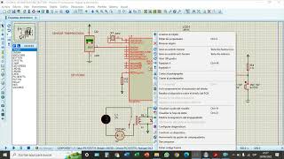 control de temperatura con botones de analógico a digital en microcode studio con PIC16F877A [upl. by Powe]