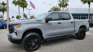 2024 Chevrolet Silverado Trail Boss Custom quotSlate Gray Metallicquot en Español [upl. by Gwenni442]