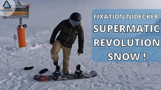 Fixation snowboard Nidecker SUPERMATIC  Comment ça marche [upl. by Ilan448]