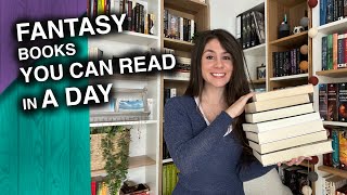 7 FANTASY BOOKS THAT YOU CAN READ IN A DAY 5star reads to binge ⭐️ [upl. by Adihahs144]