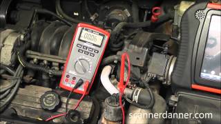 How to test an electronic EGR valve GM P1406 case study [upl. by Tecla]