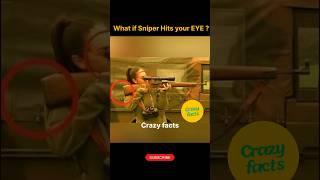 What will sniper hits your EYE  sniper eyes ytshorts shorts amazingfacts trending facts [upl. by Staford709]