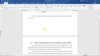 La NUMÉROTATION DE PAGE automatique simple dun document WORD Cours facile [upl. by Cathi]