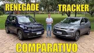 Comparativo Jeep Renegade Longitude x Chevrolet Tracker Premier [upl. by Enaile]