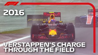 Max Verstappens Mesmerising Drive In The Wet  2016 Brazilian Grand Prix [upl. by Holman708]