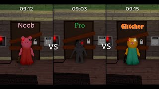 Noob vs Pro vs Glitcher PIGGY EDITION  Roblox Piggy [upl. by Lertnahs39]