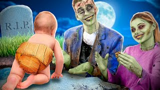 I Was Adopted by Zombie in Real Life Zombie Apocalypse Survival Hacks [upl. by D'Arcy835]